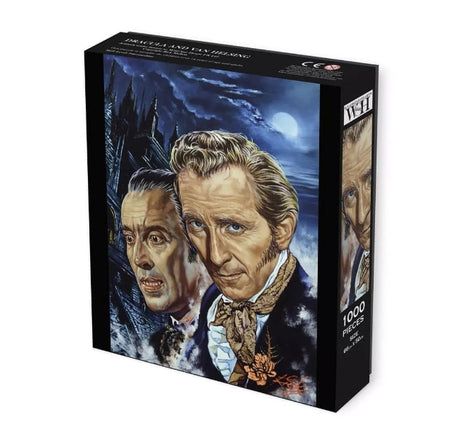 1000 Teile Puzzle – Dracula und Van Helsing – Rick Melton Horror Art