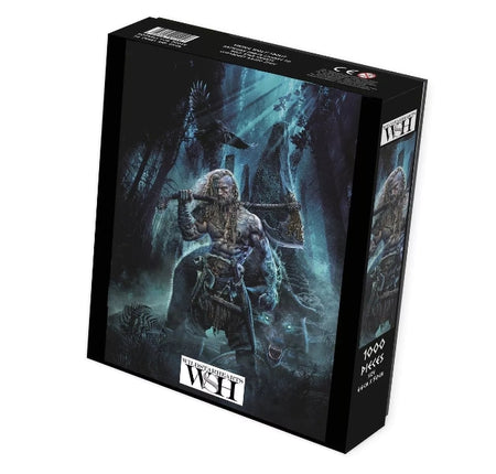 1000-teiliges Puzzle – Wikinger-Wolfsgeist – Rajko Zigic Art