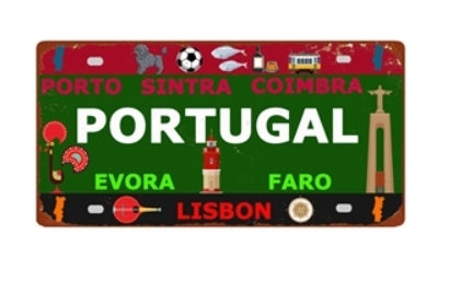 Blechschild - Portugal