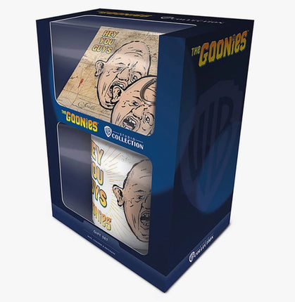 Die Goonies - Geschenkset - Tasse, Untersetzer, Schlüsselanhänger