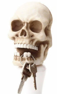 Schlüsselhalterung - Totenkopf