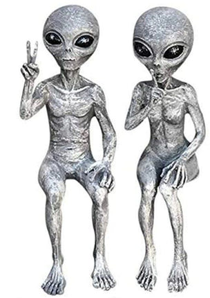 Alien Statue - 2er Set