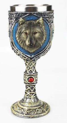 3D-Weinkelch - Wolf