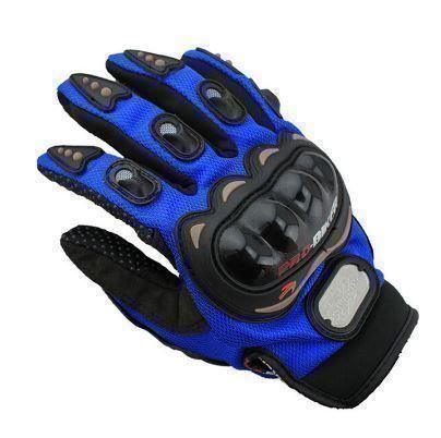 Motorradhandschuhe - PRO-BIKER - Blau