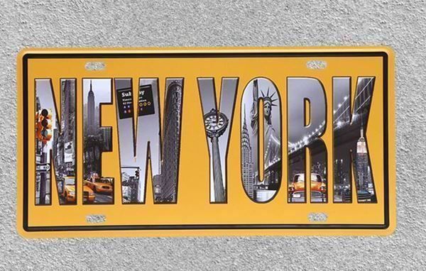 Blechschild – New York