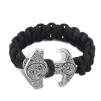 Wikinger Knoten Armband - Thors Hammer