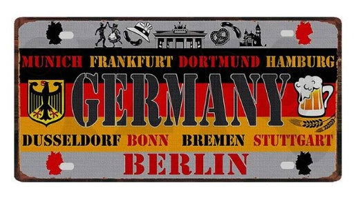 Blechschild - Deutschland