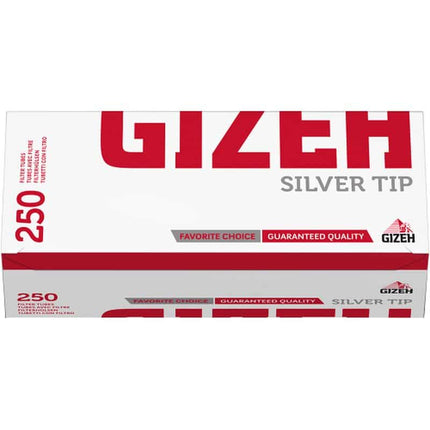 Gizeh - Hülsen Silver Tip (250 Stk.)