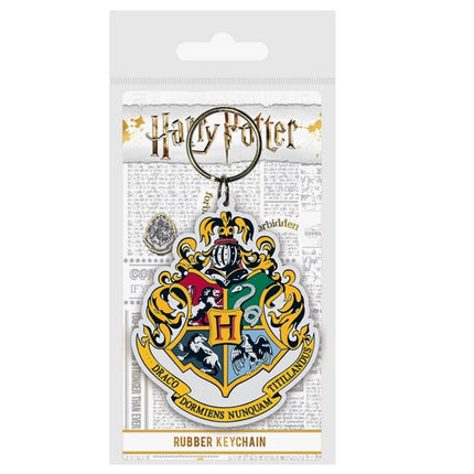 Harry Potter (Hogwarts-Wappen) Gummi-Schlüsselanhänger