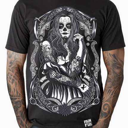 T-Shirt - Lady Calavera - Painful