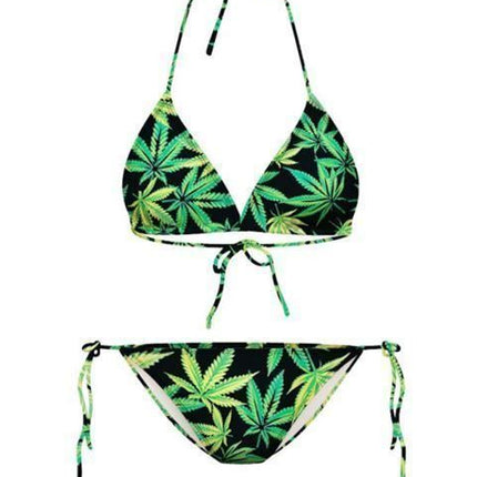 Bikini – Marijuana Leaf