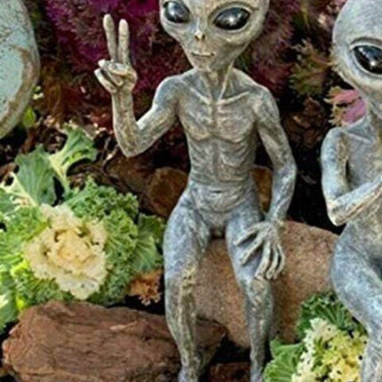 Alien Statue - 2er Set
