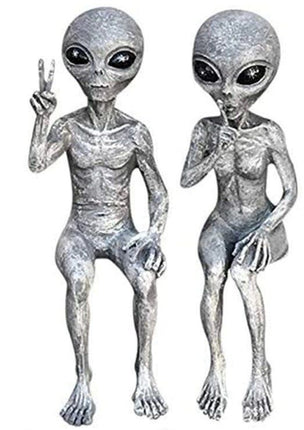 Alien Statue - 2er Set