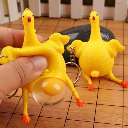 Schlüsselanhänger – Funny Chicken