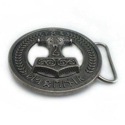 Gürtelschnalle - Mjölnir - Thors Hammer