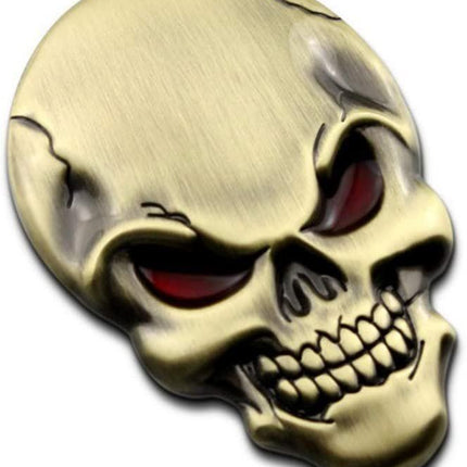 3D-Sticker - Totenkopf Schädel