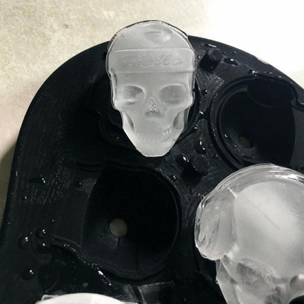 Eiswürfelform - 3D-Schädel