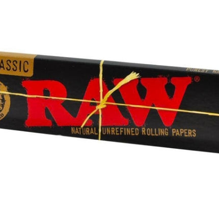 Raw - Black King Size Slim Extra Fine
