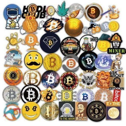 Sticker Set - Bitcoin BTC (50 Stk.)