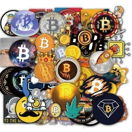 Sticker Set - Bitcoin BTC (50 Stk.)