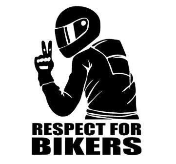Aufkleber - Respect for Bikers