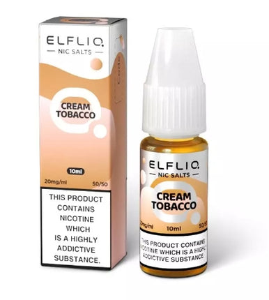 ElfBar Elfliq Cream Tobacco 10ml Nikotin Salz Liquid